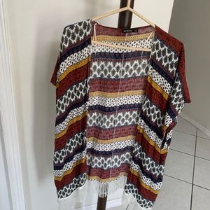 Bohemian Swim Cover-Up Cardigan Stradivarius